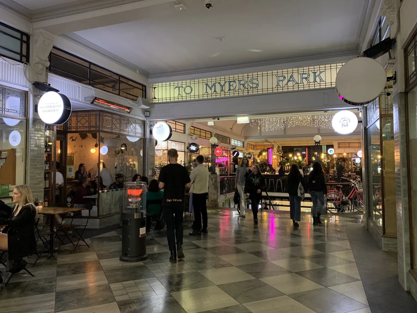Detail inside St Kevin's Arcade