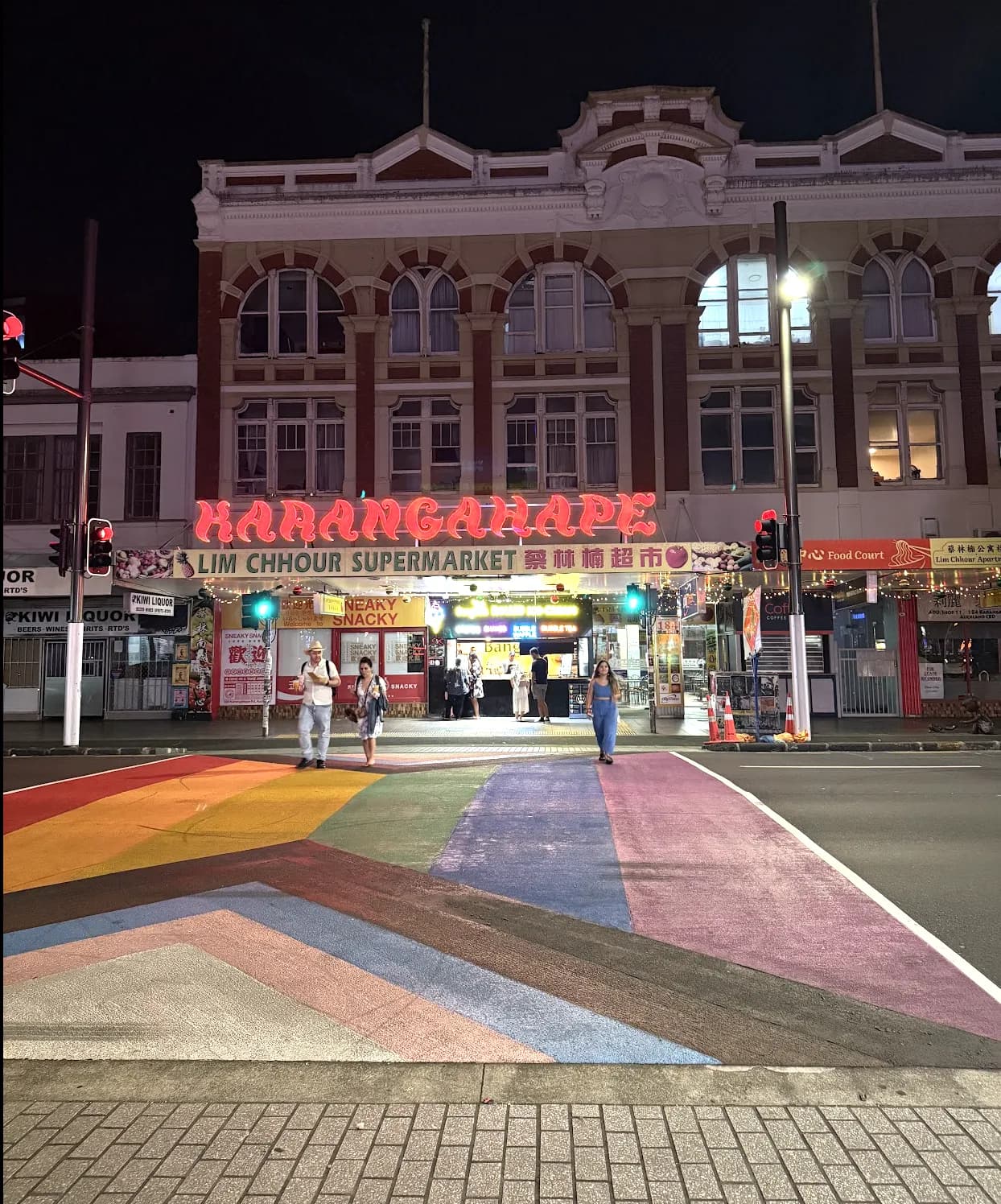 The K Road pedestrian crossing